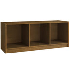 Mobile Porta TV Marrone Ambra 104x33x41 cm in Legno di Pino