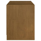 Mobile Porta TV Marrone Ambra 104x33x41 cm in Legno di Pino