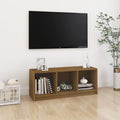 Mobile Porta TV Marrone Ambra 104x33x41 cm in Legno di Pino