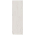 Libreria/Divisorio Bianco 104x33,5x110 cm in Massello di Pino