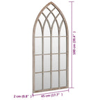 Specchio Sabbia 100x45 cm in Ferro per Uso Interno