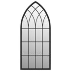 Specchio Nero 100x45 cm Ferro per Uso Interno