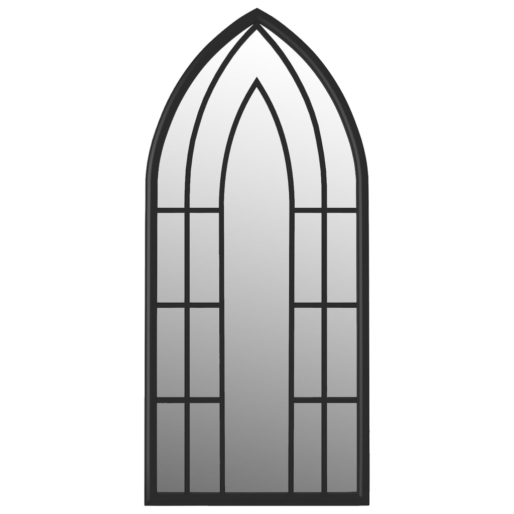 Specchio Nero 70x30 cm Ferro per Uso Interno