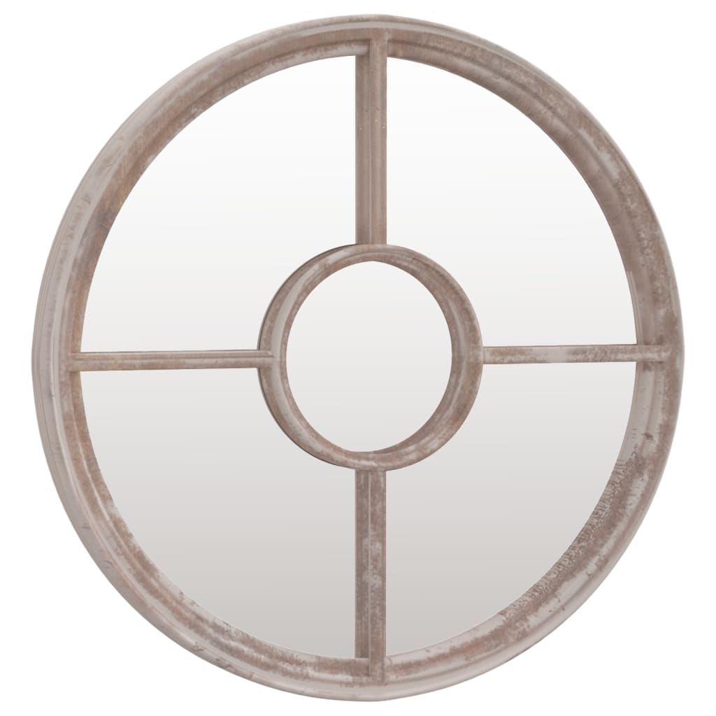 Specchio Sabbia 40x4 cm Ferro Rotondo per Uso Interno