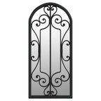 Specchio Nero 100x45 cm Ferro per Uso Interno