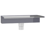 Sfioratore a Cascata con LED RGB Acrilico 45 cm per Piscina e Laghetto