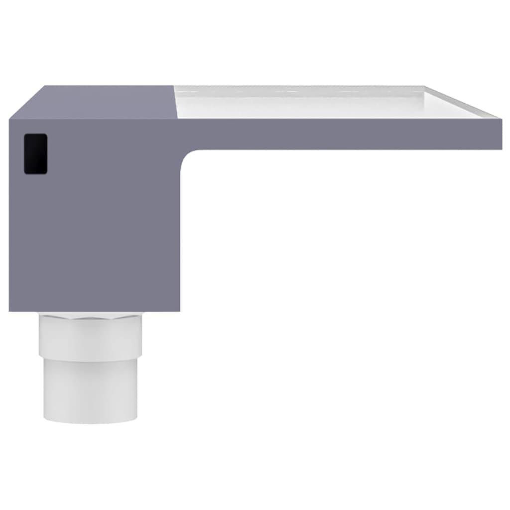 Sfioratore a Cascata con LED RGB Acrilico 45 cm per Piscina e Laghetto
