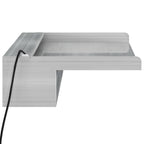 Sfioratore a Cascata con LED RGB Acciaio Inox 60 cm