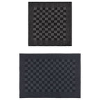 Set 20 Strofinacci in Cotone 100% Nero e Grigio