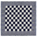Set 20 Strofinacci in Cotone Blu e Bianco