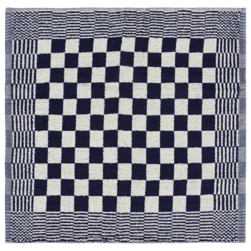 Set 20 Strofinacci in Cotone Blu e Bianco
