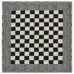 Set 20 Strofinacci in Cotone Nero e Bianco