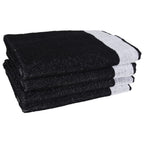 Set 12 Strofinacci in Cotone Nero - Panni Cucina e Asciugamani