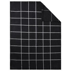 Set 12 Strofinacci in Cotone Nero - Panni Cucina e Asciugamani