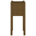 Fioriere 2 pz Ambra 31x31x70 cm in Legno Massello di Pino