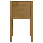 Fioriere da Giardino 2 pz Ambra 40x40x70 cm in Legno di Pino