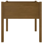 Fioriere 2 pz Ambra 70x70x70 cm in Legno Massello di Pino