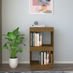 Libreria Marrone Ambra 40x35x71 cm in Legno Massello di Pino