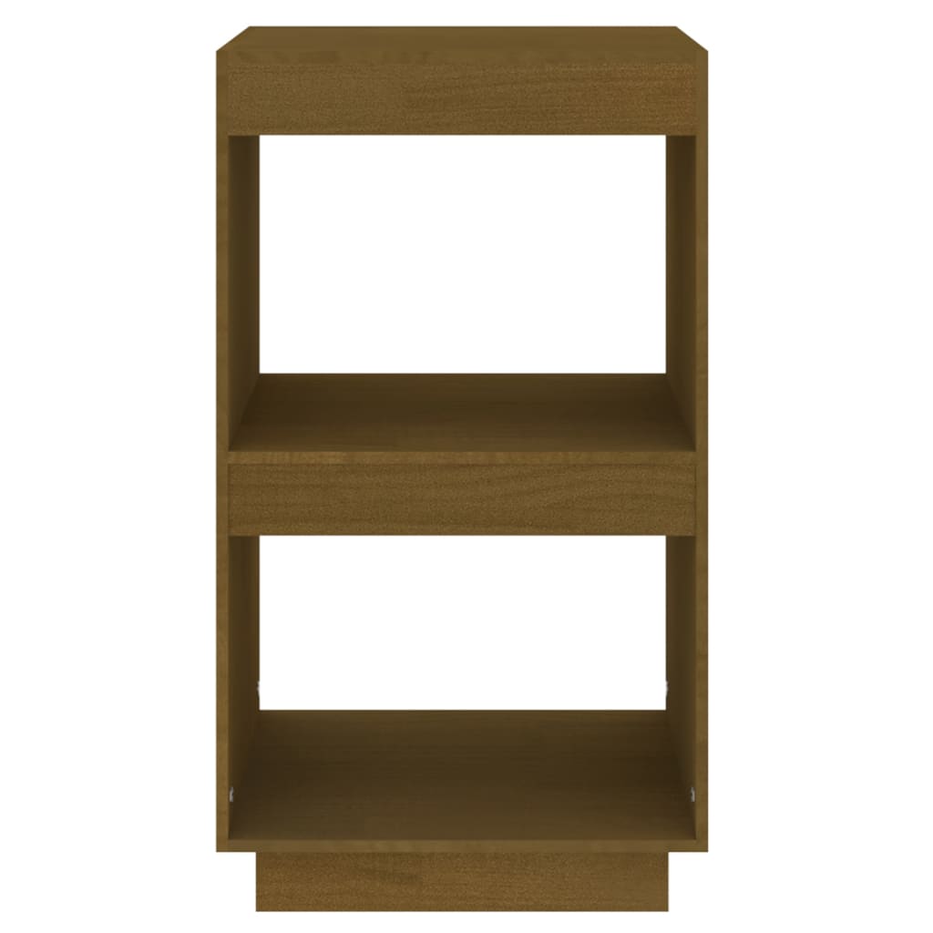 Libreria Marrone Ambra 40x35x71 cm in Legno Massello di Pino