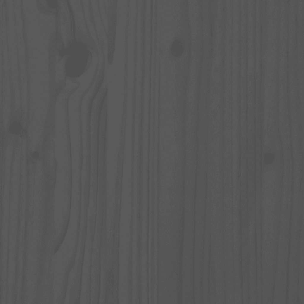 Libreria Grigia 60x35x71 cm in Legno Massello di Pino
