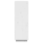 Libreria/Divisorio Bianco 60x35x103cm in Legno Massello di Pino
