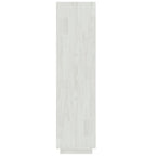 Libreria/Divisorio Bianco 60x35x135 cm Legno Massello di Pino