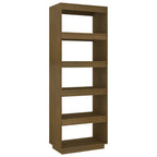 Libreria/Divisorio Ambra 60x35x167 cm in Massello di Pino