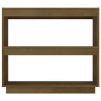 Libreria Marrone ambra 80x35x71 cm in Legno Massello di Pino
