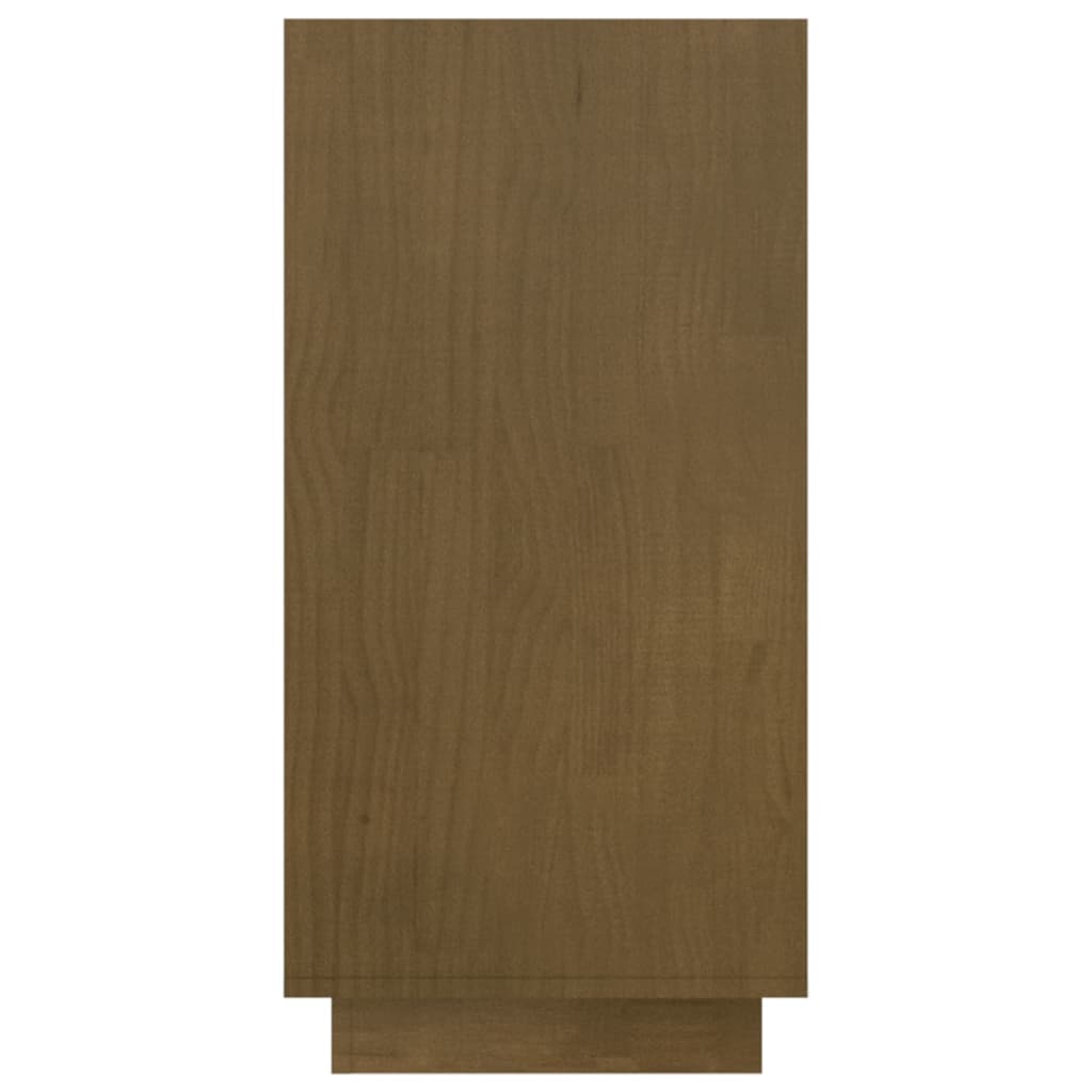 Libreria Marrone ambra 80x35x71 cm in Legno Massello di Pino