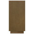 Libreria Marrone ambra 80x35x71 cm in Legno Massello di Pino