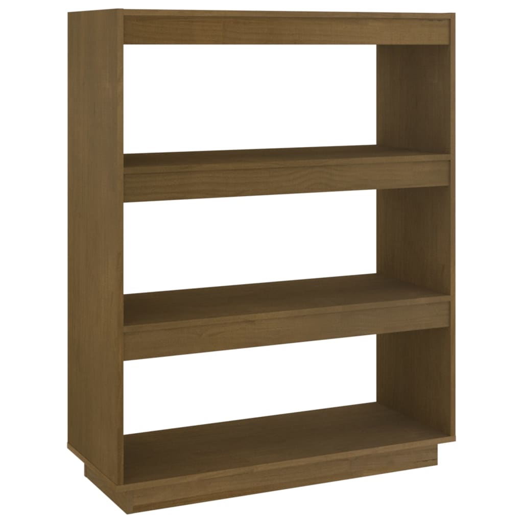 Libreria/Divisorio Ambra 80x35x103 cm in Massello di Pino