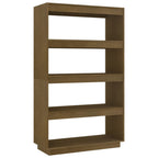 Libreria/Divisorio Ambra 80x35x135 cm in Massello di Pino