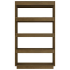 Libreria/Divisorio Ambra 80x35x135 cm in Massello di Pino