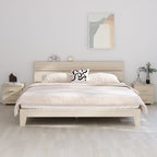 Comodini HAMAR 2 pz ambra 40x35x44,5 cm Legno Massello di Pino