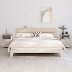Comodini HAMAR 2 pz Bianchi 40x35x62 cm in Legno di Pino