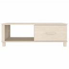 Tavolino HAMAR ambra 100x55x35 cm in Legno Massello di Pino