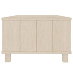 Tavolino HAMAR ambra 100x55x35 cm in Legno Massello di Pino