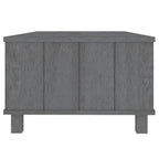 Tavolino HAMAR Grigio Scuro 100x55x35 cm Legno Massello di Pino