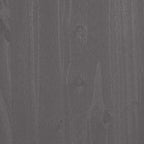 Tavolino HAMAR Grigio Chiaro 100x55x35cm Legno Massello di Pino