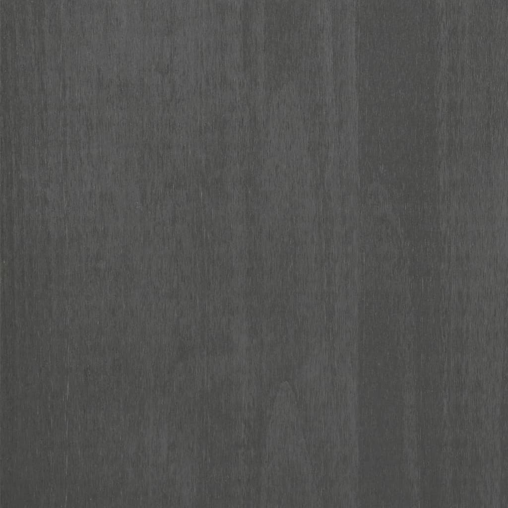 Mobile TV HAMAR Grigio Scuro 106x40x40 cm in Legno di Pino