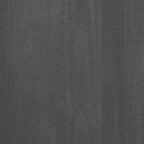 Mobile TV HAMAR Grigio Scuro 106x40x40 cm in Legno di Pino