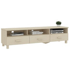 Mobile TV HAMAR ambra 158x40x40 cm in Legno Massello di Pino
