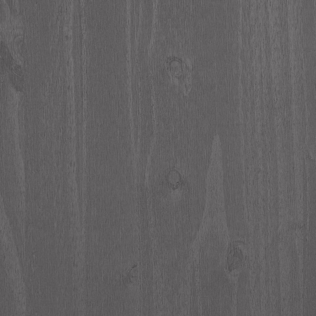 Mobile TV HAMAR Grigio Chiaro 158x40x40 cm in Legno di Pino