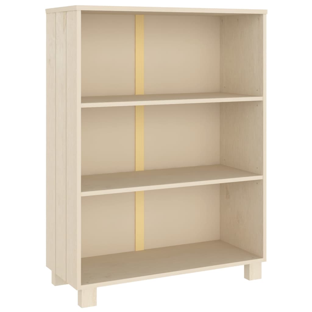 Libreria HAMAR ambra 85x35x112 cm in Legno Massello di Pino