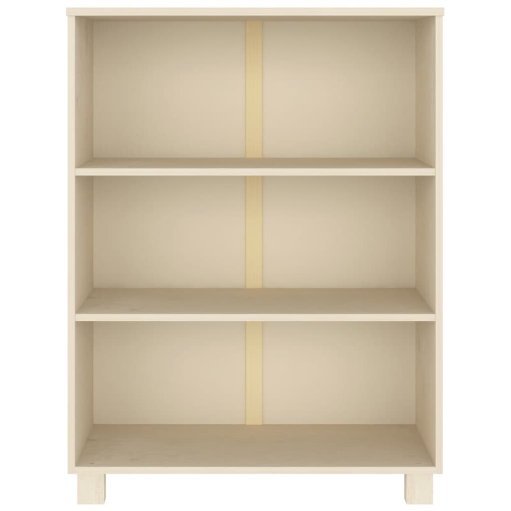 Libreria HAMAR ambra 85x35x112 cm in Legno Massello di Pino