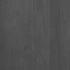 Libreria HAMAR Grigio Scuro 85x35x112 cm Legno Massello di Pino