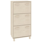 Scarpiera HAMAR ambra 59,5x35x117 cm in Legno Massello di Pino