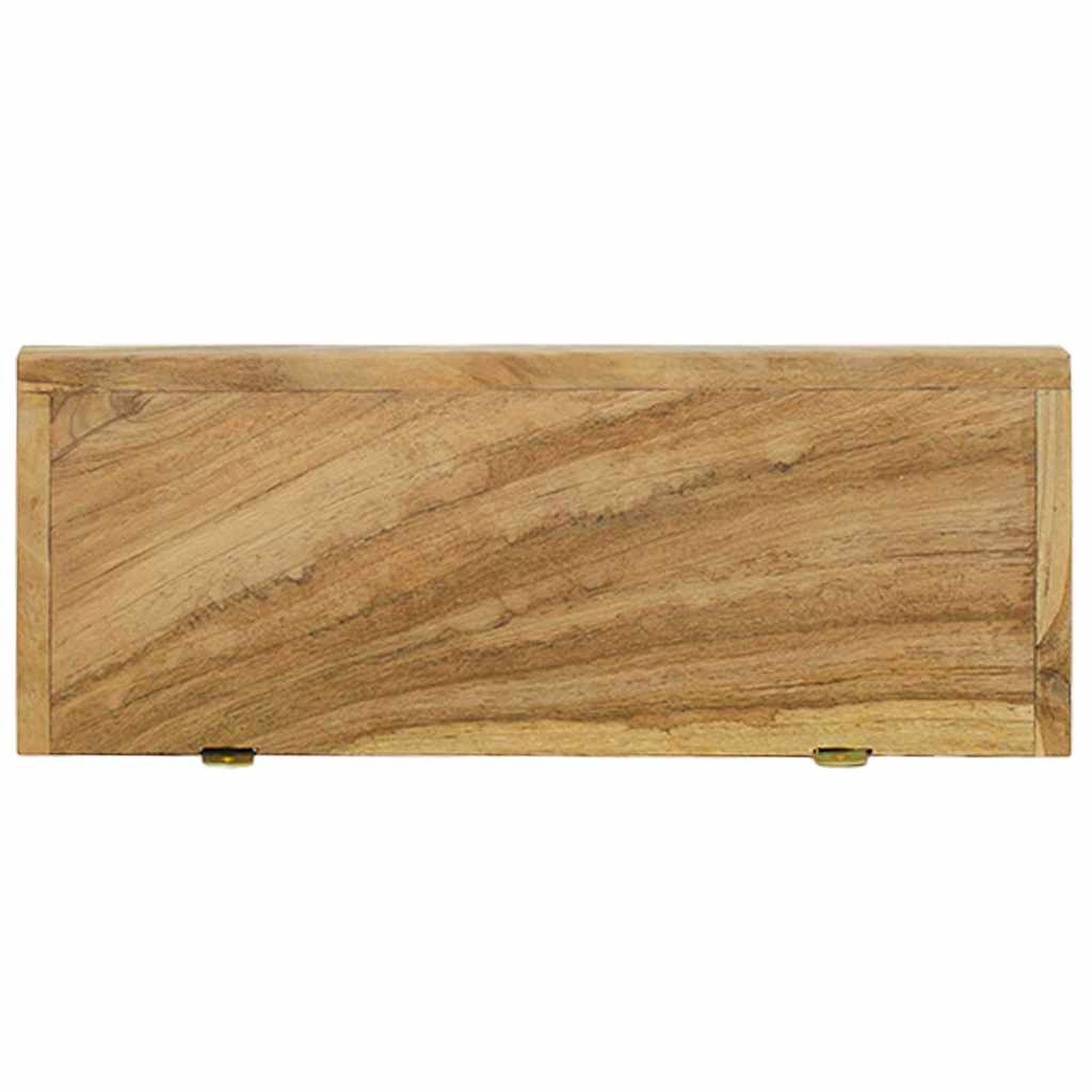 Mensole da Parete 2 pz 40x15x4 cm in Legno Massello di Teak