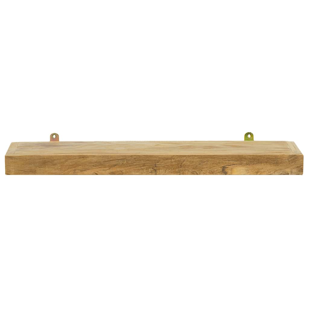 Mensole da Parete 2 pz 60x15x4 cm in Legno Massello di Teak