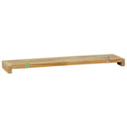 Mensole da Parete 2 pz 60x15x4 cm in Legno Massello di Teak